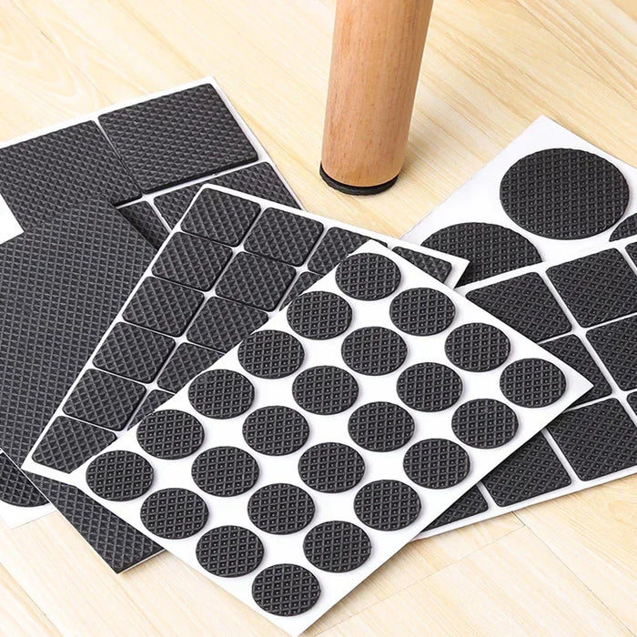 Self-Adhesive Furniture Leg Protector Pads - Anti-Skid, Scratch-Resistant DIY Floor Protection for Chair Legs