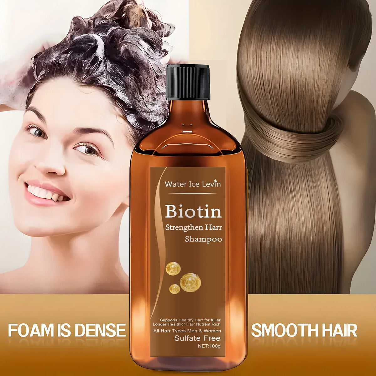 Biotin Hair Growth Shampoo Anti-Hair Loss Treatment for Men and Women Rapid Thickening and Oil Control Beauty Health