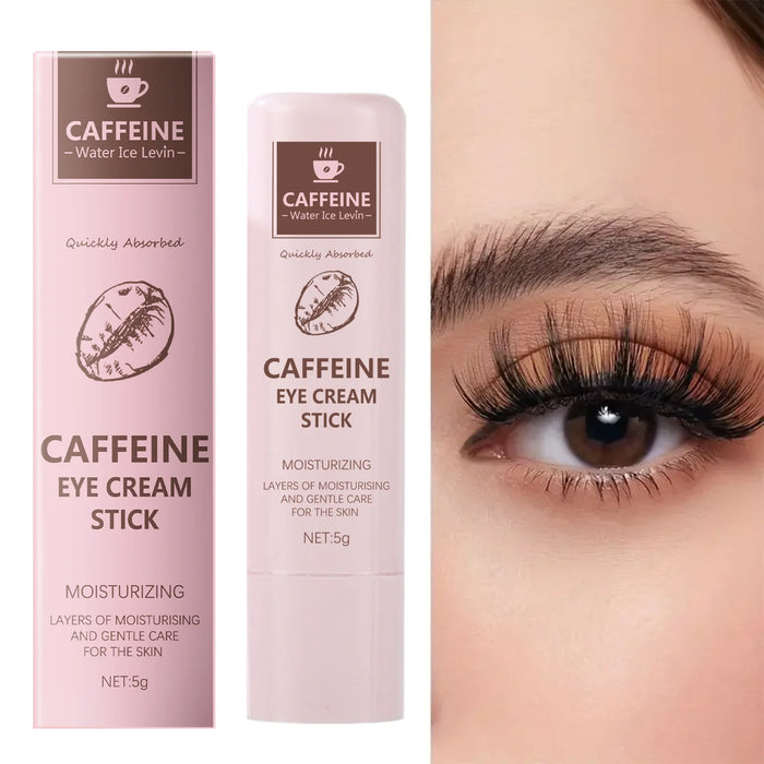 Caffeine Eye Cream Stick nourishes the skin, improves fine lines, relieves eye bags and dark circles, and brightens the eye area.